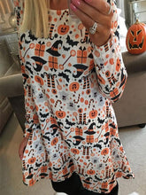 Load image into Gallery viewer, Halloween Pumpkin Ghost Dress