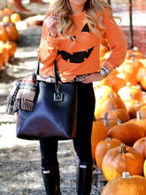 Load image into Gallery viewer, Halloween Pumpkin Printed Casual Sweatshirt