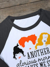 Load image into Gallery viewer, Halloween Sanderson Sister Baseball T-Shirt